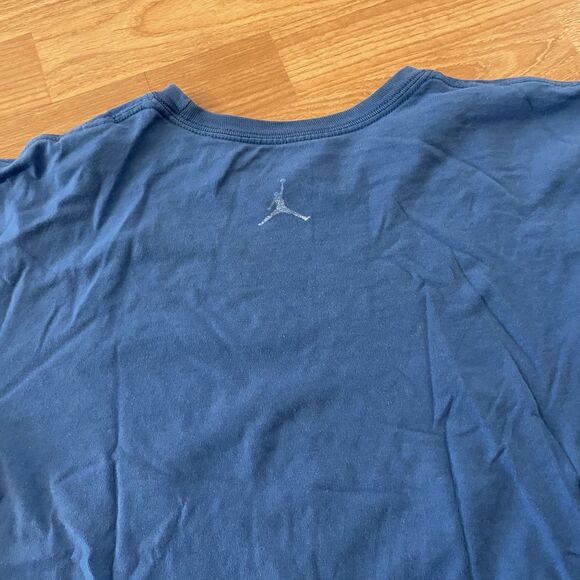 Jordan AJ3 Pure Money T Shirt Mens Large Blue Tee Graphic Y2K - Picture 9 of 10